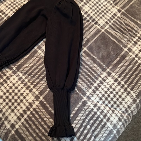 NWT Black mock neck turtleneck - Picture 6 of 6